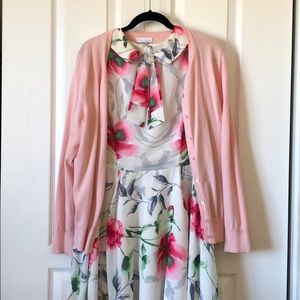 Unique Vintage Floral Dress